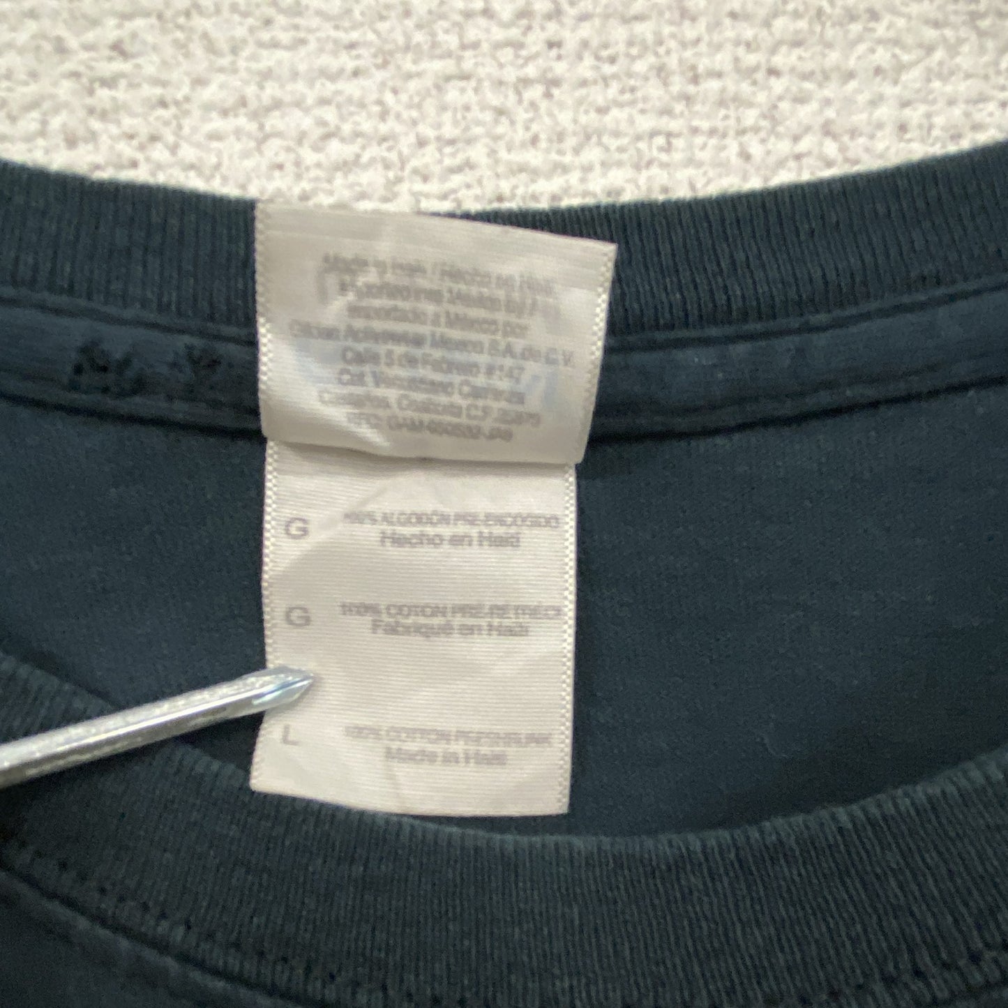 GILDAN　ギルダン　半袖プリントTシャツ　JET　黒　ブラック　Lサイズ