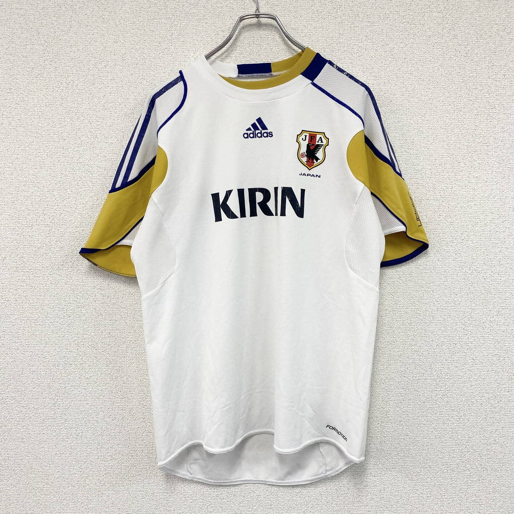 adidas　アディダス　日本代表　ユニフォーム　プラクティスTシャツ　白　ホワイト　古着