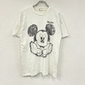 Sherrys　ミッキーマウス　半袖プリントTシャツ　白　ホワイト　Lサイズ　古着