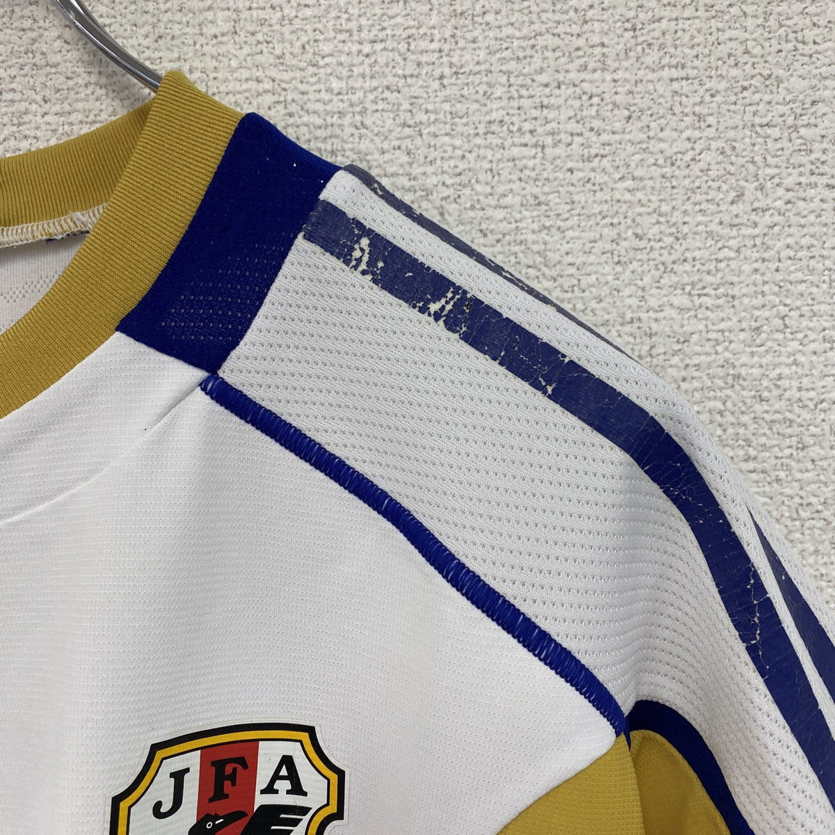 adidas　アディダス　日本代表　ユニフォーム　プラクティスTシャツ　白　ホワイト　古着
