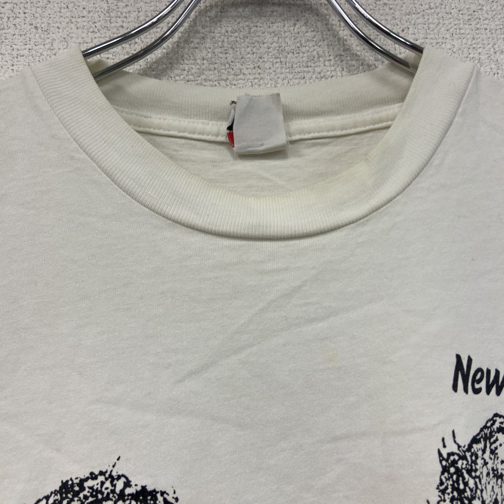 Sherrys　ミッキーマウス　半袖プリントTシャツ　白　ホワイト　Lサイズ　古着