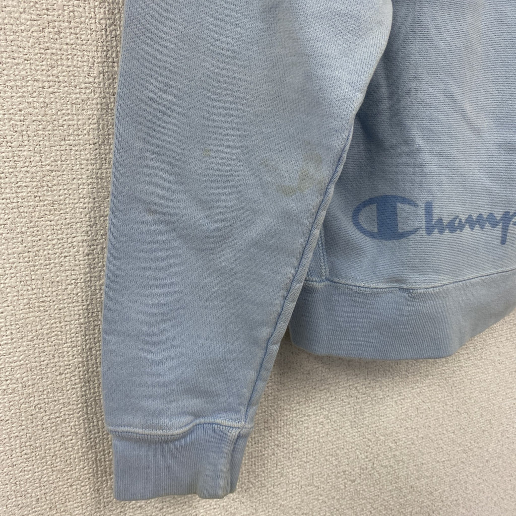 Champion　チャンピオン　リバースウィーブ　スウェットパーカー/フーディー　水色　ライトブルー　Sサイズ　古着
