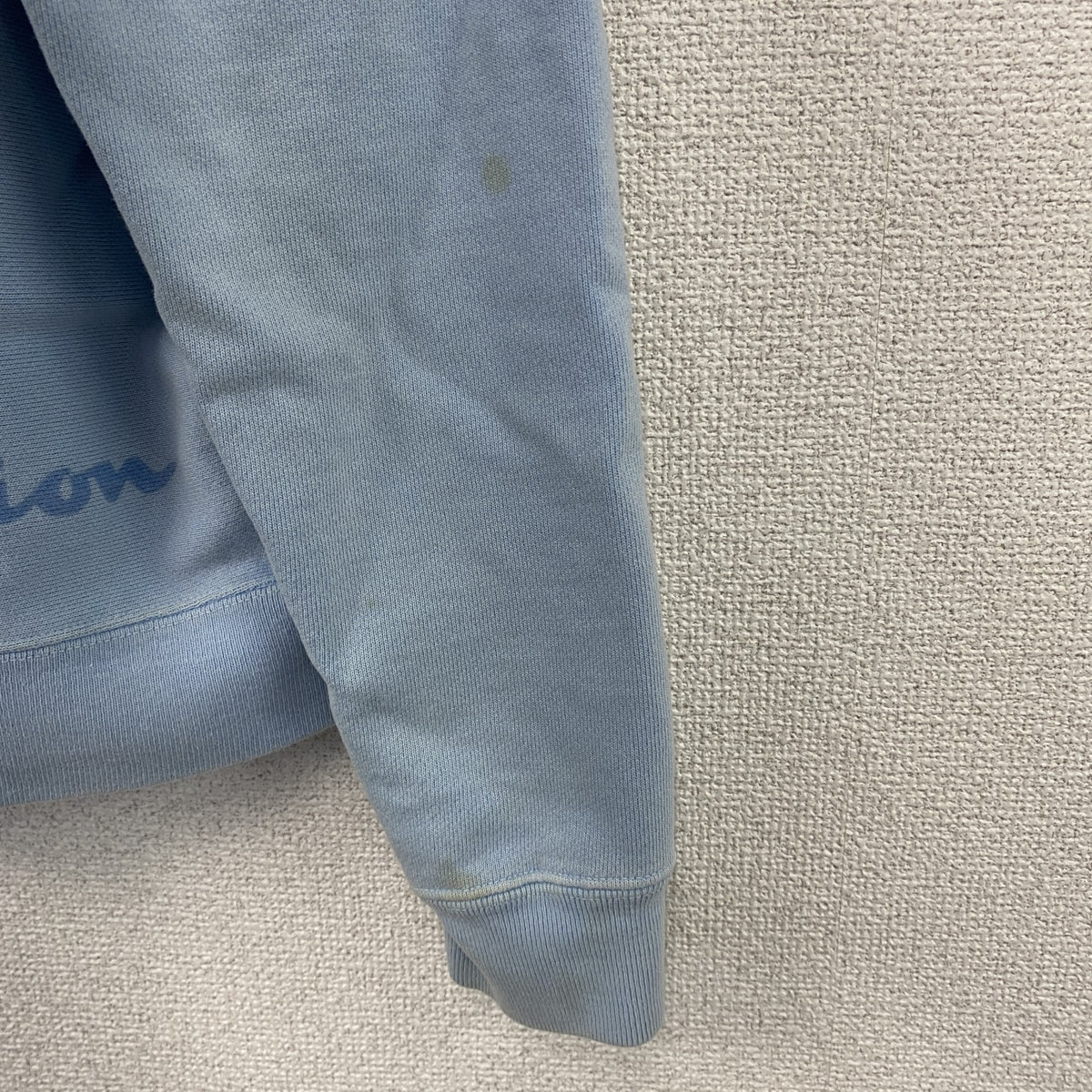 Champion　チャンピオン　リバースウィーブ　スウェットパーカー/フーディー　水色　ライトブルー　Sサイズ　古着