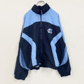 TEAM APPAREL　チームアパレル　フルジップジャケット　紺　ネイビー　Mサイズ ウインドブレーカー ナイロンアウター メンズ 古着