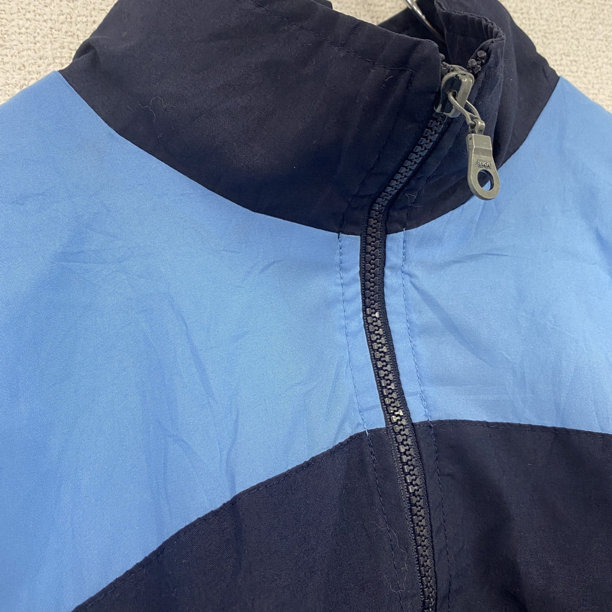 TEAM APPAREL　チームアパレル　フルジップジャケット　紺　ネイビー　Mサイズ ウインドブレーカー ナイロンアウター メンズ 古着