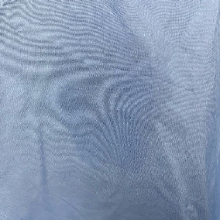 古着 used　NIKE　ナイキ　長袖ハーフジップナイロンジャケット　ワンポイント刺繍　フットボール　水色　XLサイズ