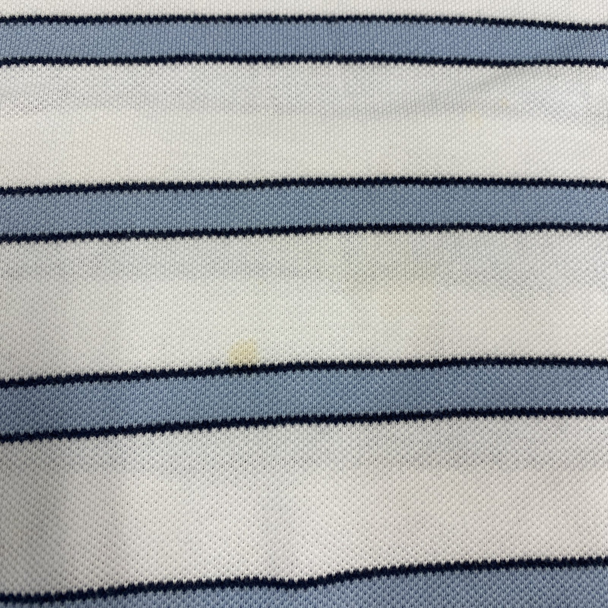 Brooks Brothers 346　半袖ポロシャツ　ボーダー　白　ホワイト　Lサイズ　古着