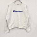 Champion　チャンピオン　リバースウィーブ　スウェット/トレーナー　刺繍ロゴ　デカロゴ　現行　白　ホワイト　XLサイズ　古着