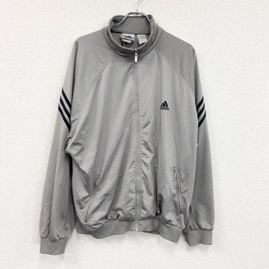 90s　adidas　アディダス　トラックジャケット/ジャージ　ヴィンテージ　灰色　グレー　XLサイズ