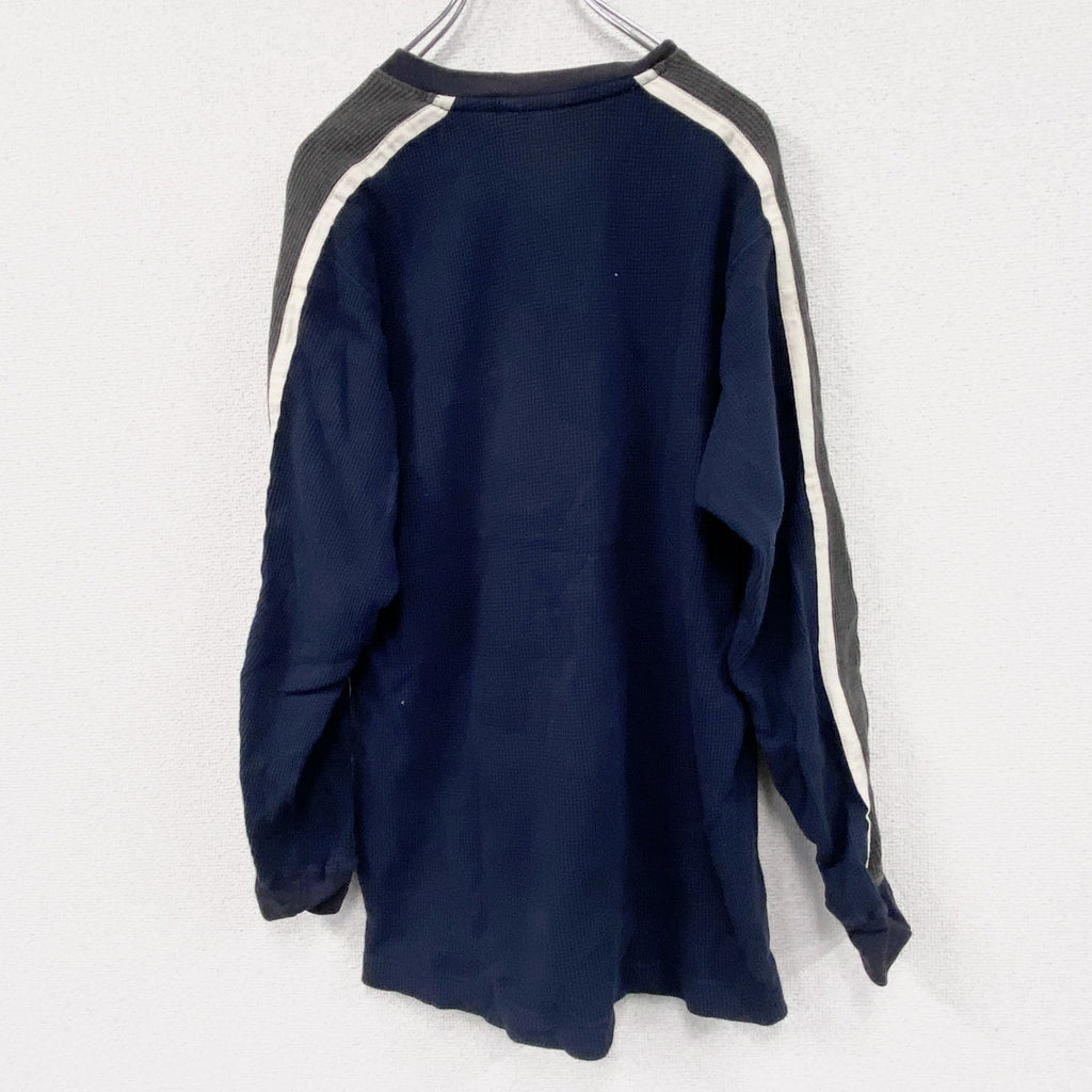 00s　GAP　ギャップ　長袖Tシャツ/サーマルロンT　ワッフル　ヴィンテージ　紺　ネイビー　Sサイズ　古着