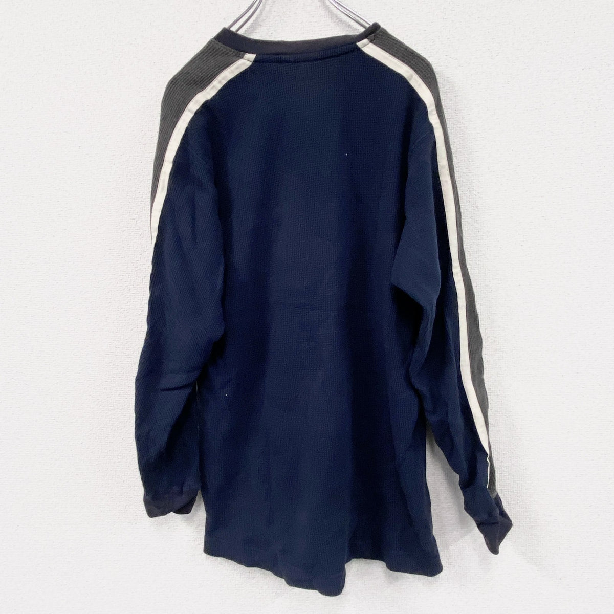 00s　GAP　ギャップ　長袖Tシャツ/サーマルロンT　ワッフル　ヴィンテージ　紺　ネイビー　Sサイズ　古着
