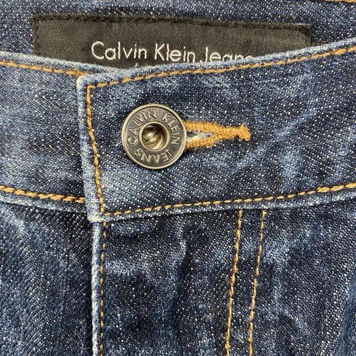 Calvin Klein　カルバンクライン　デニムパンツ/ジーンズ　ジップフライ　インディゴ　W36サイズ　古着