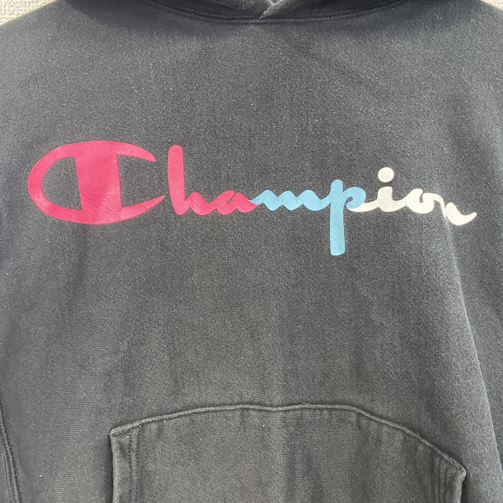 Champion　チャンピオン　リバースウィーブ　スウェットパーカー/フーディー　黒　ブラック　Sサイズ　古着