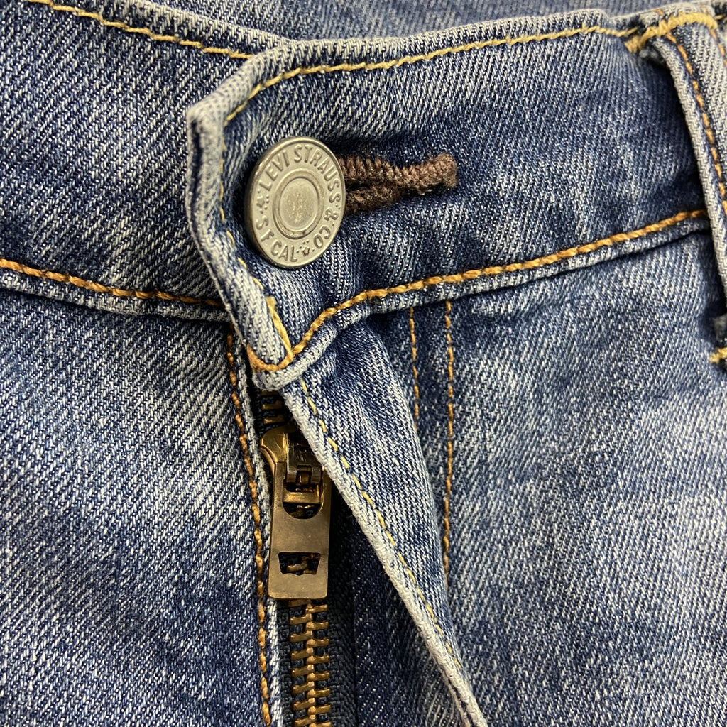 Levi's　リーバイス　502　デニムパンツ/ジーンズ　ジップフライ　縦落ち　インディゴ　W32サイズ　古着