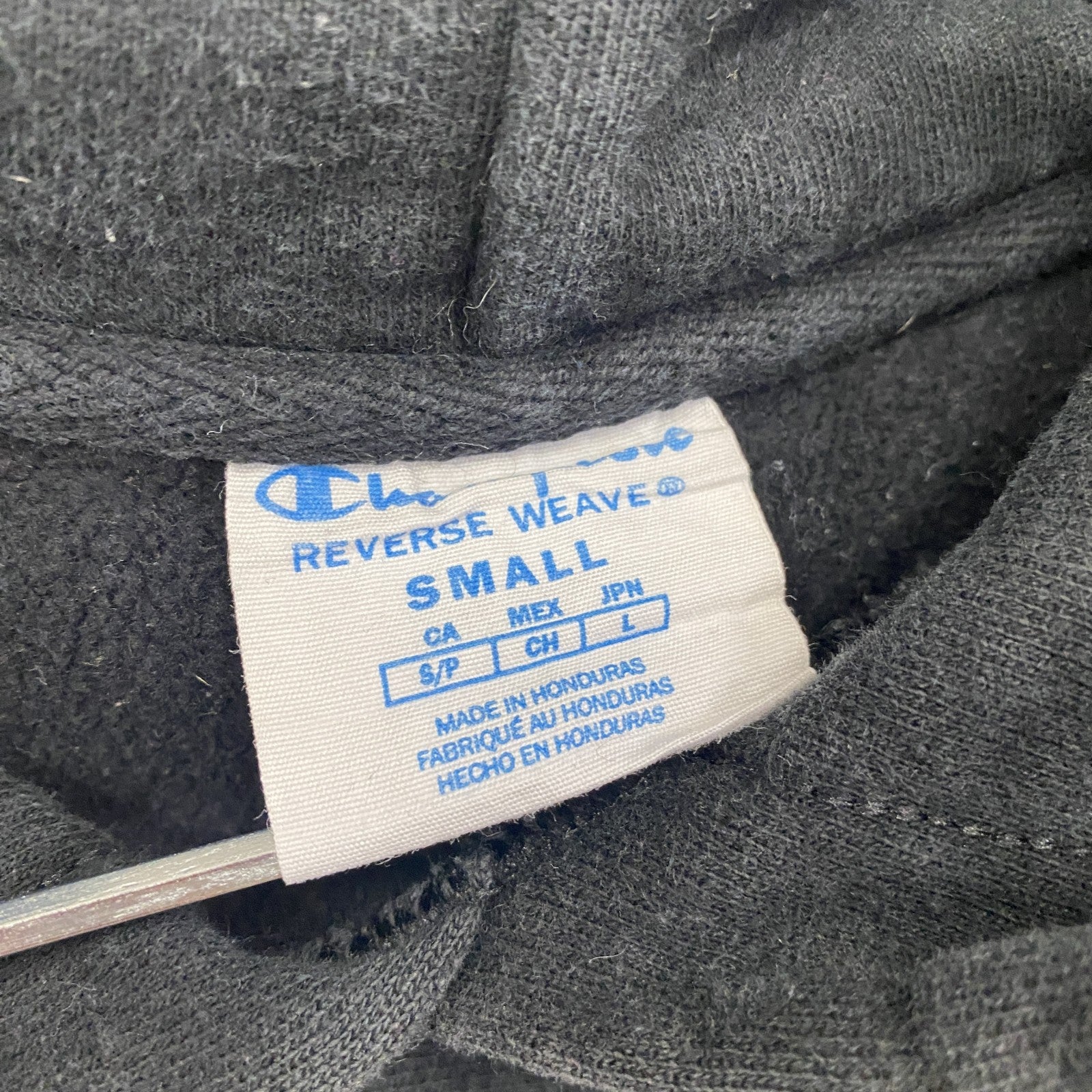 Champion　チャンピオン　リバースウィーブ　スウェットパーカー/フーディー　黒　ブラック　Sサイズ　古着