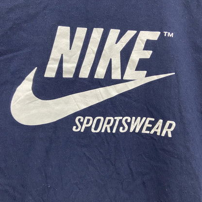 NIKE　ナイキ　半袖プリントTシャツ　紺　ネイビー　Lサイズ