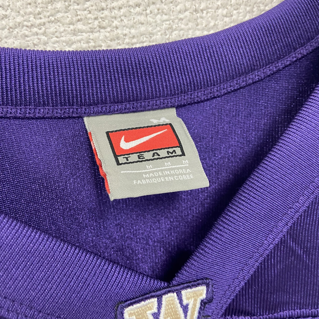 NIKE　ナイキ　フットボール　半袖Tシャツ　ユニフォーム　ゲームシャツ　紫　パープル　Mサイズ　古着