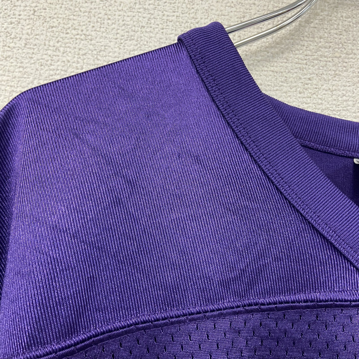 NIKE　ナイキ　フットボール　半袖Tシャツ　ユニフォーム　ゲームシャツ　紫　パープル　Mサイズ　古着