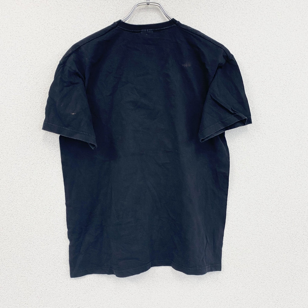 FRUIT OF THE LOOM　フルーツオブザルーム　半袖アニマルTシャツ　ミーヤーキャット　黒　ブラック　14-15サイズ　古着