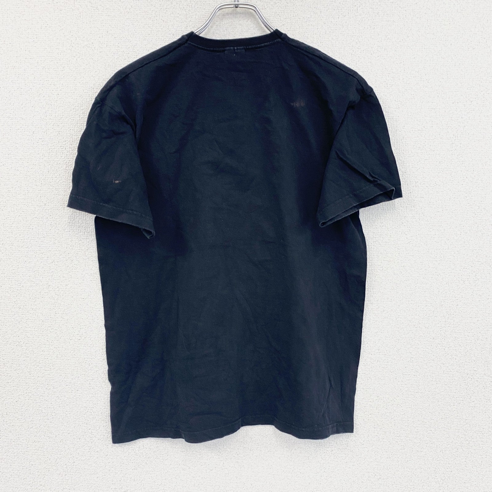 FRUIT OF THE LOOM　フルーツオブザルーム　半袖アニマルTシャツ　ミーヤーキャット　黒　ブラック　14-15サイズ　古着