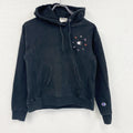 Champion　チャンピオン　リバースウィーブ　スウェットパーカー/フーディー　ヘビーウエイト　現行　黒　ブラック　XSサイズ　古着