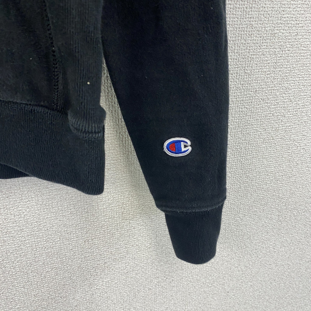 Champion　チャンピオン　リバースウィーブ　スウェットパーカー/フーディー　ヘビーウエイト　現行　黒　ブラック　XSサイズ　古着