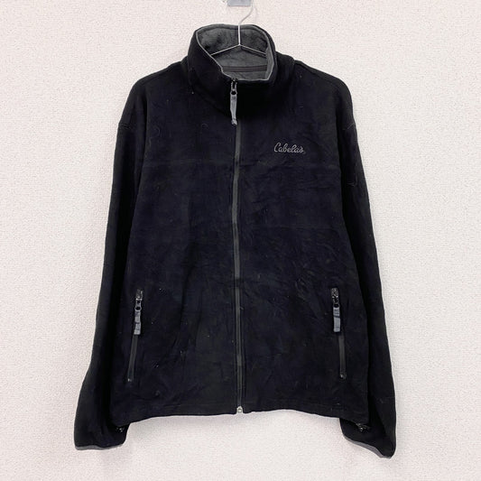 Cabela’ｓ　カベラス　フリースジャケット/ボアジャケット　黒　ブラック　Mサイズ