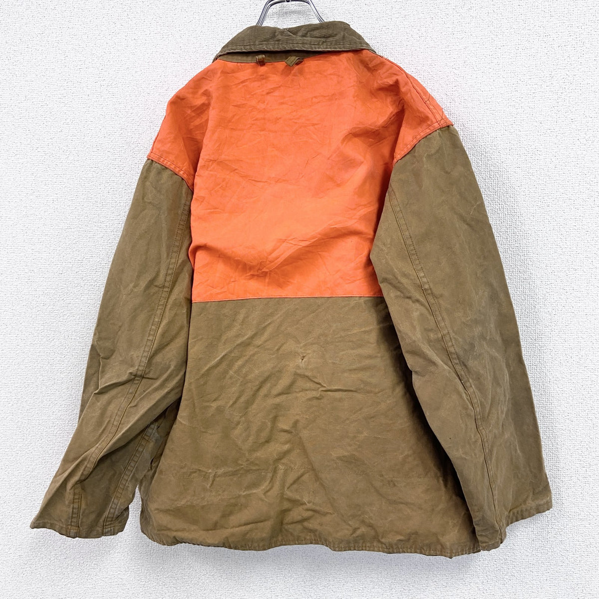 70s　SAF TBAK　サフトバック　ハンティングジャケット　コーデュロイカラー　ヴィンテージ　ベージュ　古着