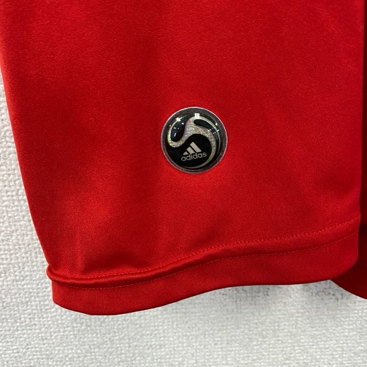 adidas　アディダス　半袖Tシャツ　ユニフォーム　赤　レッド　Oサイズ