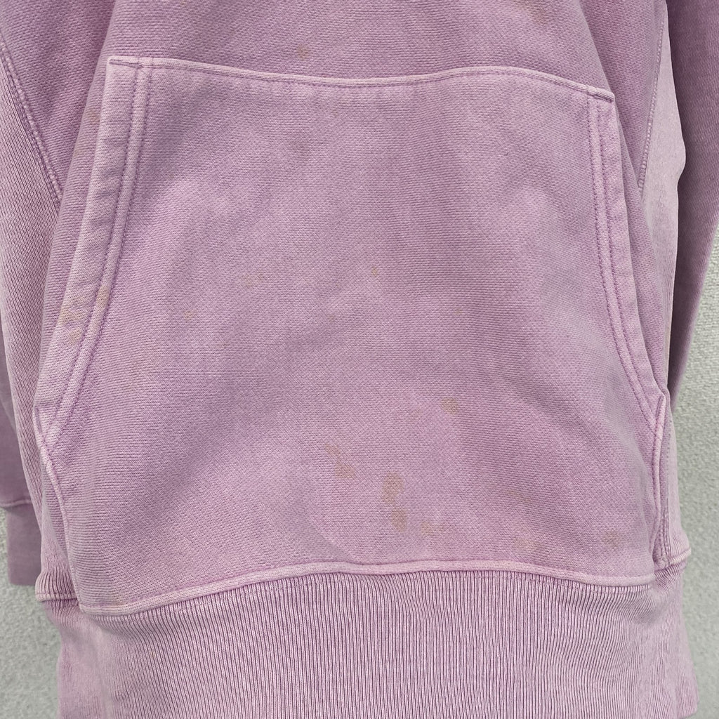 Champion　チャンピオン　リバースウィーブ　スウェットパーカー/フーディー　ワンポイント　刺繍ロゴ　ピンク　Sサイズ　古着