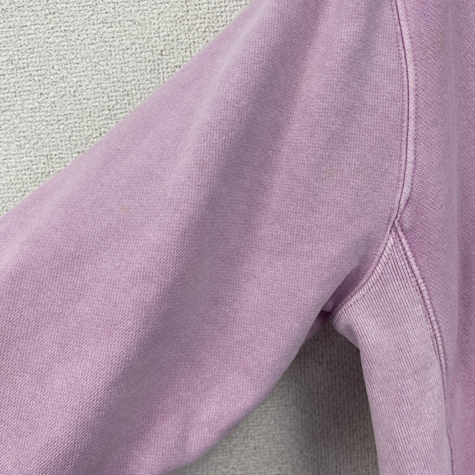 Champion　チャンピオン　リバースウィーブ　スウェットパーカー/フーディー　ワンポイント　刺繍ロゴ　ピンク　Sサイズ　古着