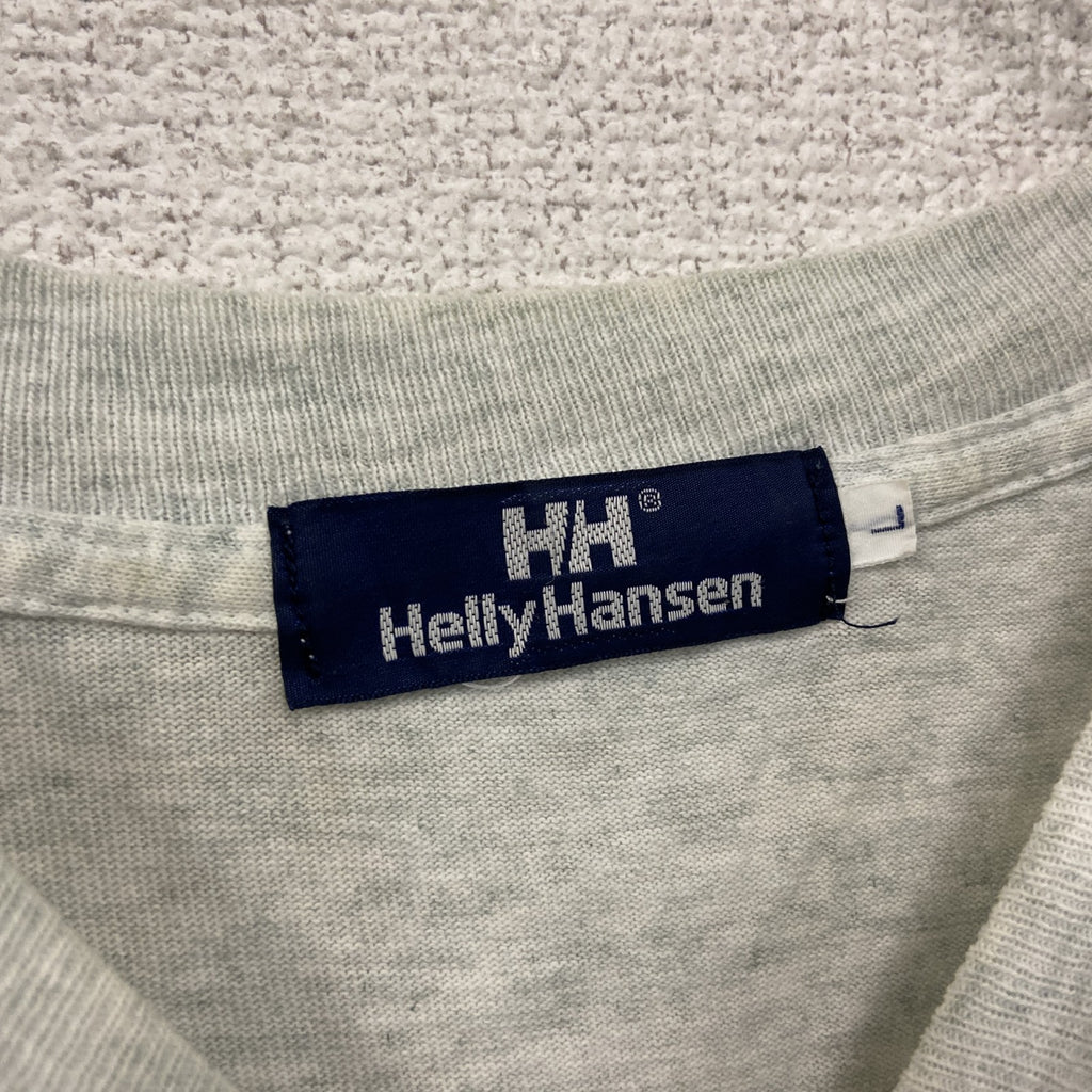 HELLY HANSEN　ヘリーハンセン　タンクトップ/ノースリーブ　シングルステッチ　ヴィンテージ　　霜降りグレー　Lサイズ　古着