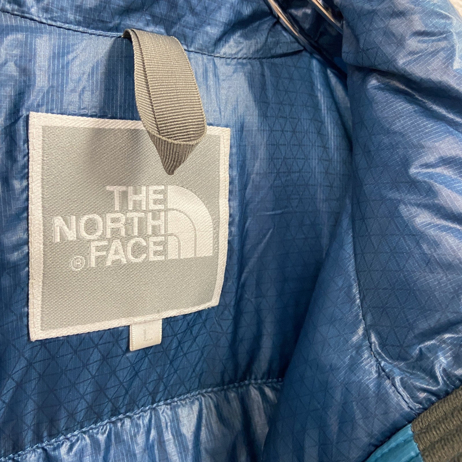 THE NORTH FACE　ザ・ノースフェイス　アコンカグアダウンジャケット　水色　ブルー　Lサイズ　古着