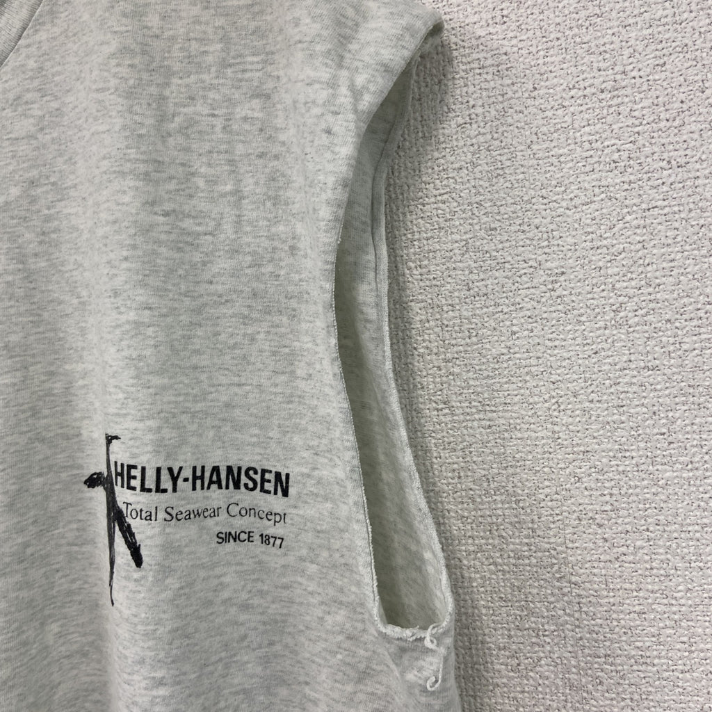 HELLY HANSEN　ヘリーハンセン　タンクトップ/ノースリーブ　シングルステッチ　ヴィンテージ　　霜降りグレー　Lサイズ　古着