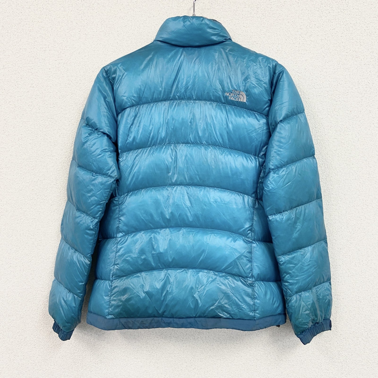 THE NORTH FACE　ザ・ノースフェイス　アコンカグアダウンジャケット　水色　ブルー　Lサイズ　古着
