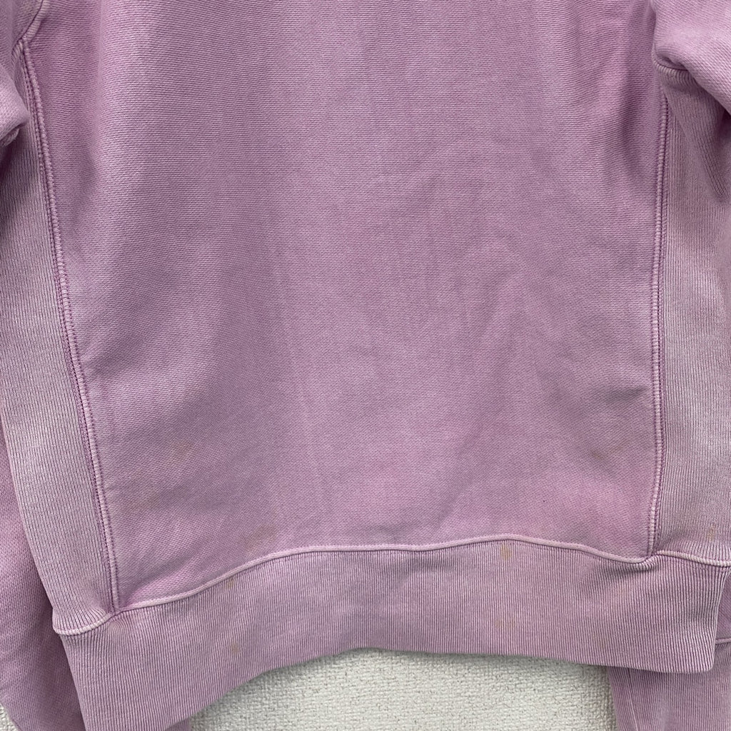 Champion　チャンピオン　リバースウィーブ　スウェットパーカー/フーディー　ワンポイント　刺繍ロゴ　ピンク　Sサイズ　古着