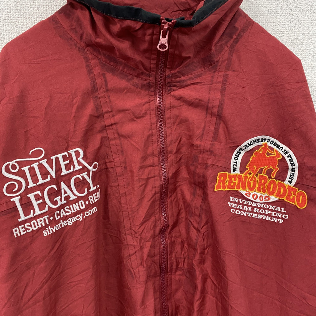 ～00s　Professional's Choice　フルジップジャケット　Wrangler　企業ロゴ　赤　レッド　XLサイズ　古着
