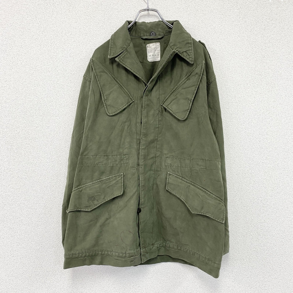 Seyntex　セインテックス　フィールドジャケット　ミリタリージャケット　カーキ ミリタリーアウター メンズ コットン 古着