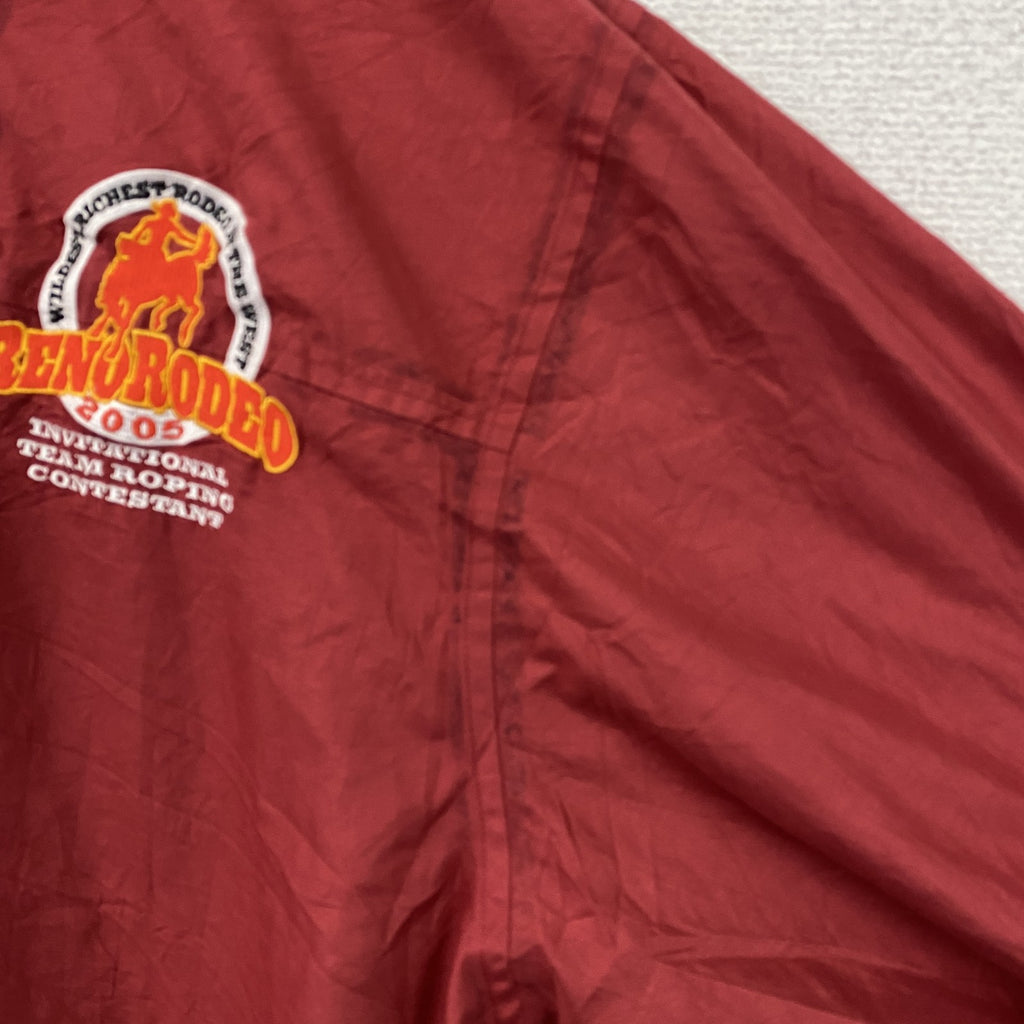～00s　Professional's Choice　フルジップジャケット　Wrangler　企業ロゴ　赤　レッド　XLサイズ　古着
