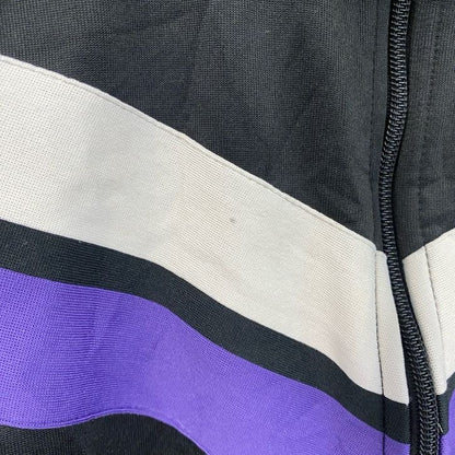 NIKE　ナイキ　トラックジャケット/ジャージ　刺繍ロゴ　バイカラー　黒　ブラック