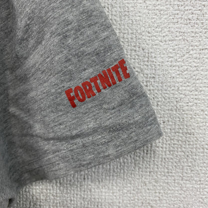 半袖プリントTシャツ　キャラT　灰色　グレー