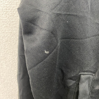 NIKE　ナイキ　トラックジャケット/ジャージ　刺繍ロゴ　バイカラー　黒　ブラック