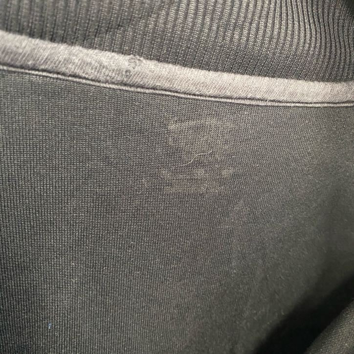 NIKE　ナイキ　トラックジャケット/ジャージ　刺繍ロゴ　バイカラー　黒　ブラック