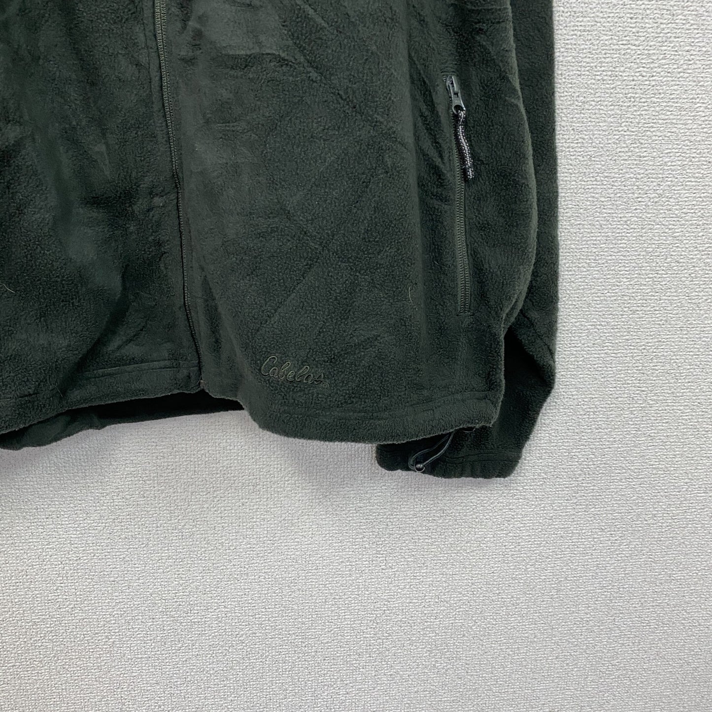 Cabela’ｓ　カベラス　フリースジャケット/ボアジャケット　黒　ブラック　2XLサイズ