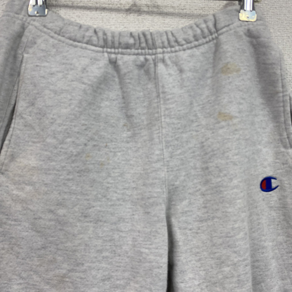 Champion　チャンピオン　リバースウィーブ　スウェットパンツ　刺繍ロゴ　ワンポイント　霜降りグレー　Sサイズ　古着