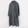 LONDON FOG　ロンドンフォグ　ロングコート　比翼仕立て　灰色　グレー　Sサイズ　古着