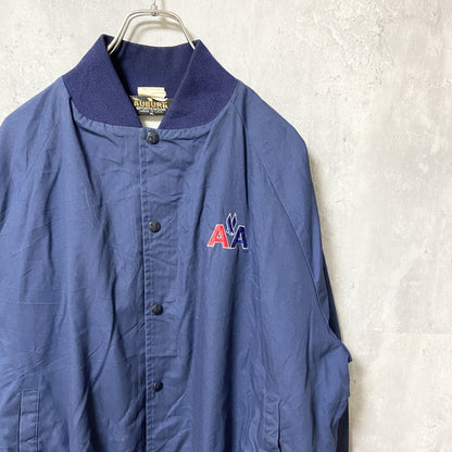 古着 used　AUBURN Sportswear　アーバンスポーツウェア　長袖ナイロンジャケット　ワンポイント刺繍　XLサイズ