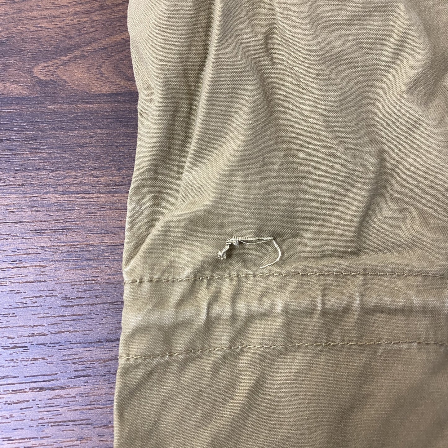 古着 used　長袖モッズコート　ナイロンジャケットパーカー　アウター　ミリタリー　フード着脱式　秋冬服　Mサイズ