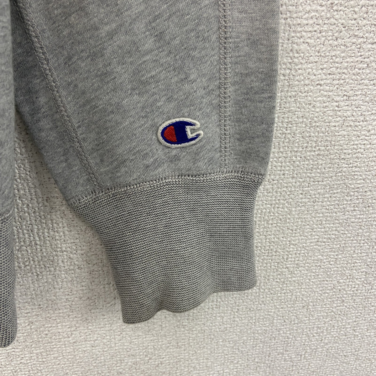 Champion　チャンピオン　フルジップパーカー/フーディー　灰色　グレー　Mサイズ　古着