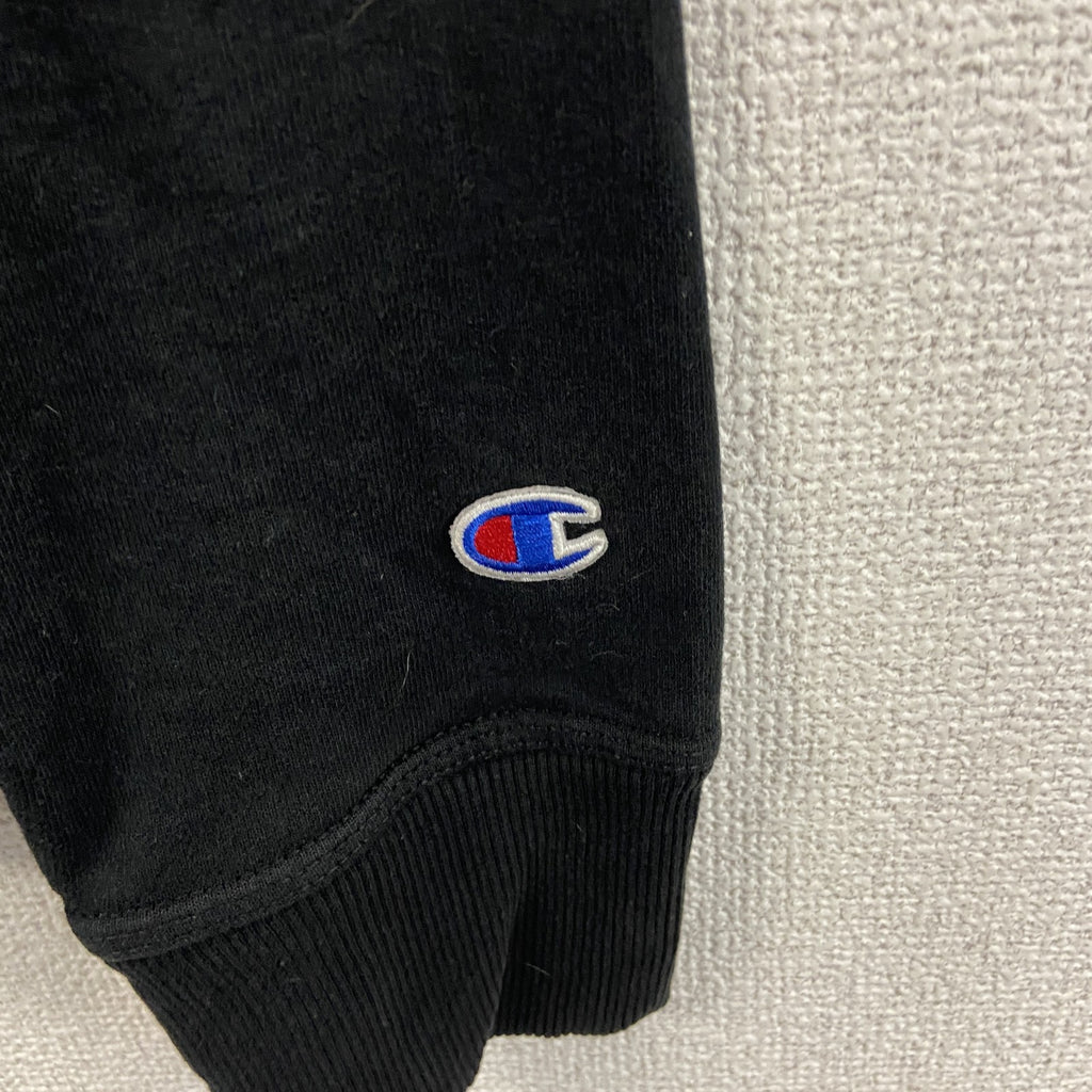 champion　チャンピオン　スウェットパーカー/フーディー　黒　ブラック　Mサイズ　古着
